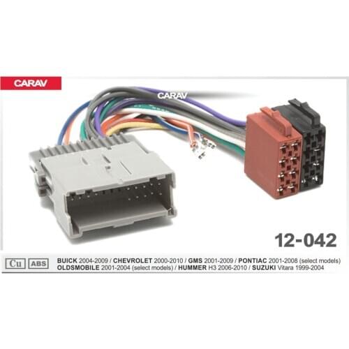 CARAV 12-042 ISO Radio Adapter for BUICK for CHEVROLET for GMS Wiring Harness Connector Lead Loom Cable Plug Adaptor Stereo