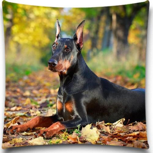 Natural Cute Dog Pillow case,Christmas Halloween decorative Cushion Covers and Washable Waist Square Pillow cover,5 size 9 style