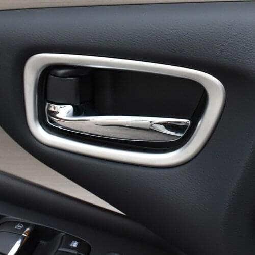 For nissan murano 2015-2021 Car ABS Interior Door Handle Bowl Cover Sticker Sequins Decoration accessories car styling