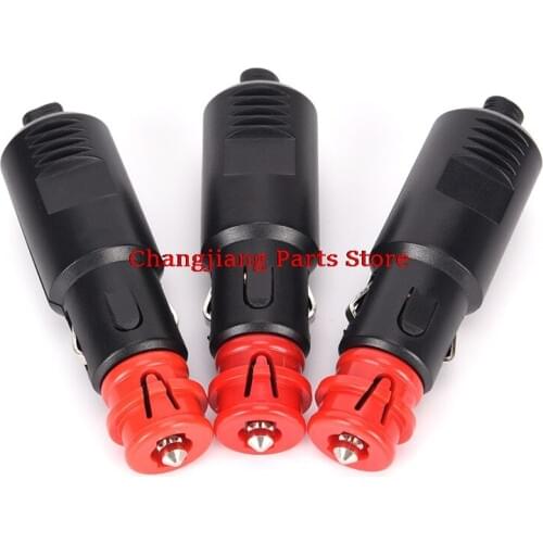 Hot sale 1pc Universa 12V 24V Car Cigarette Lighter Plug Socket Power Plug Connection Male Adaptor Auto Interior Part