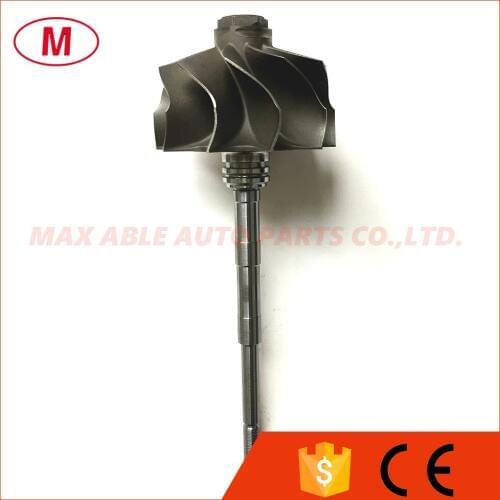 GT2835R 51.80/56.55 10 blades Turbocharger Ball bearing Turbo turbine shaft&wheel/turbine wheel/Turbine shaft Tip Height: 11.5