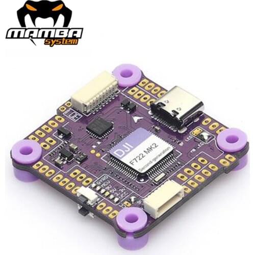 DIATONE MAMBA DJI F722 F7 MK2 Flight Controller Support Connecting DJI System without Soldering 30.5*30.5mm/M3 for RC FPV Drone