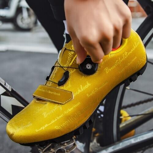 Professional outdoor MTB bike shoes men non-slip self-locking road bike shoes sapatilha ciclismo women breathable racing shoes