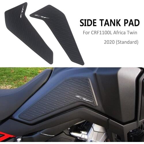 Motorcycle Non-Slip Side Fuel Tank Stickers For Honda CRF1100L CRF 1000 L 1100L Africa Twin 2020 Waterproof Pad Rubber Sticker
