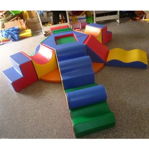Customized soft toys for playground center kids software play set YLW-INA171036