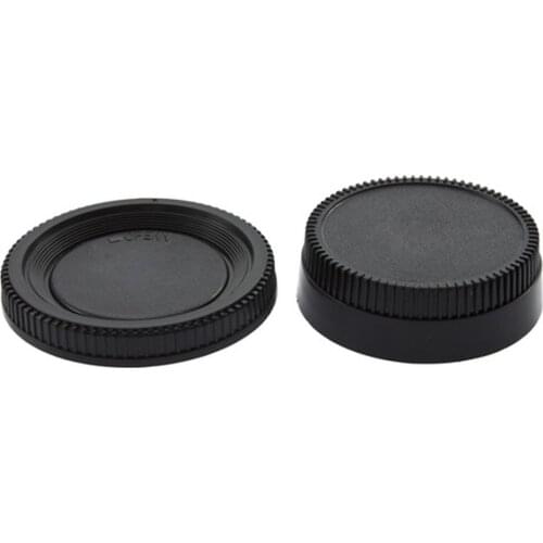 New High Quality Professional 58*22mm Camera Plastic Black Body Cover + Rear Lens Caps Cover for All Nikon DSLR Camera
