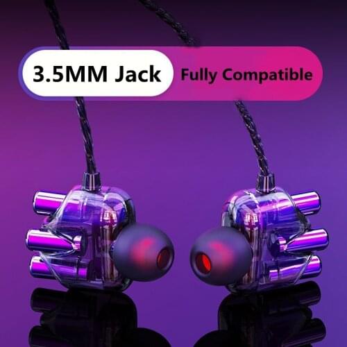 NEW Earphone Universal 3.5mm In-Ear Stereo Earbuds Built-in microphone Sleep Headphones High Quality Wired Earphones For Xiaomi