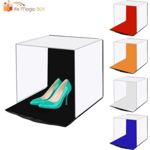 40 Cm Portable Still Life Soft Light Box Jewelry Photography Softbox (with 5 Color Backgrounds) Portable Photo Studio Tent