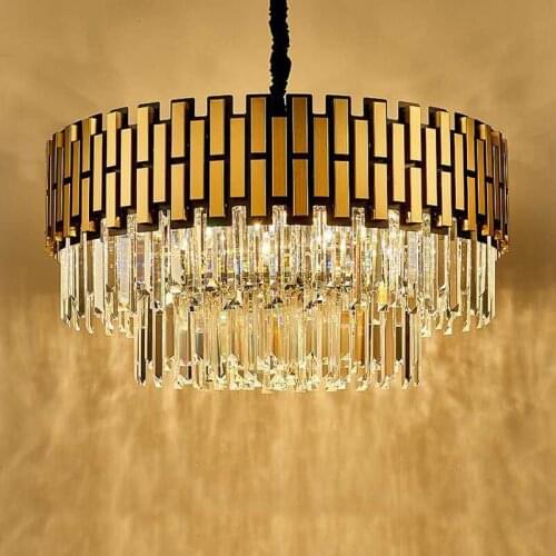 Postmodern light luxury chandelier bedroom living room dining room model room creative personality chandelier