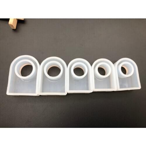 1pcs Transparent Jewelry Ring Mold Silicone Resin Mould Handmade Ring For DIY Ring Accessories Jewelry Making