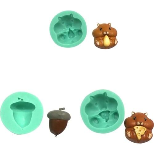 Cake Chocolate Clay Soap Decorating Flexible Handmade DIY Candle Resin Crafts