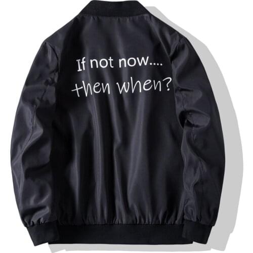 YJ706 New Autumn Clothing Plus Size Mens Coat with Connotation Letter Print Jacket