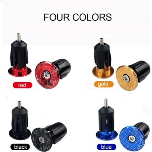 2Pcs Bicycle Grip Handlebar End Cap Aluminium Alloy Lock MTB Mountain Handle Bar Grip End Plugs for Bike Handlebar Accessory