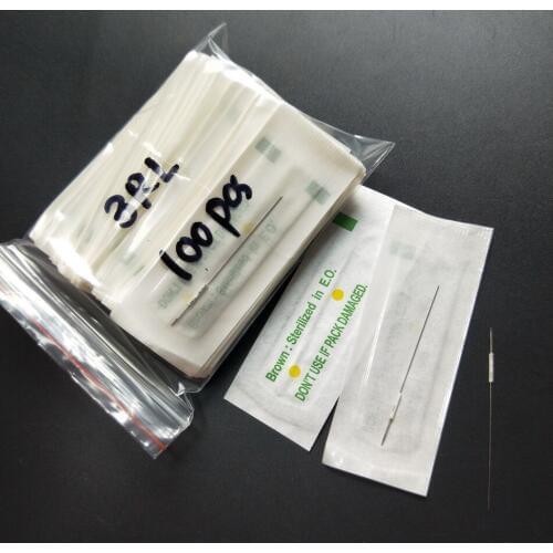 100Pcs 3RL Tattoo Needles High Quality Eyebrow Needles For Permanent Makeup Traditional Tattoo Machine