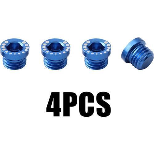 4PCS MTB Bicycle V Brake Post Mount Screw Folding Aluminum Alloy Plugs Bolts M10*1.25