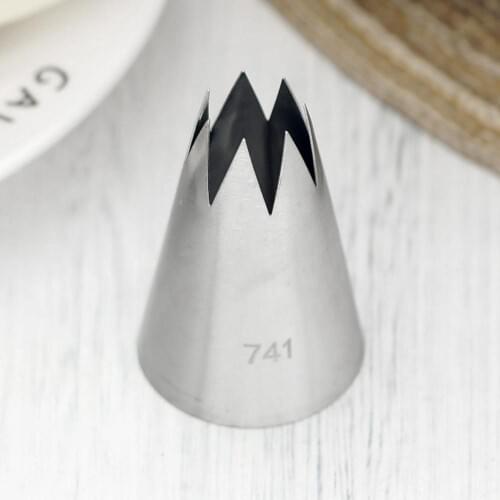 #741 Super Large Open Star Piping Nozzle Cake Decorating Cream Paste Tools Icing Tips For DIY Meringue Cookies