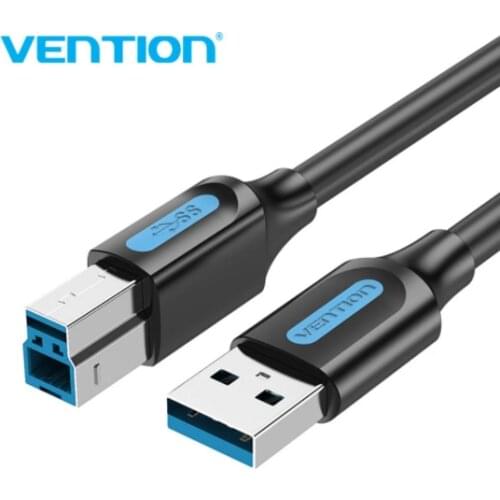 Vention USB Printer Cable USB 3.0 2.0 Type A Male to B Male Cable for Canon Epson HP ZJiang Label Printer DAC USB Printer