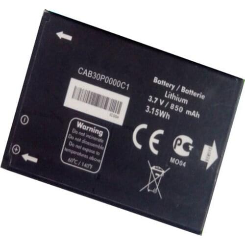 ISUNOO 10pcs/lot 850mAh CAB30P0000C1 Battery for ALCATEL OT-800 OT-802 OT-808 OT-799 OT-799A OT-802Y OT-E206C