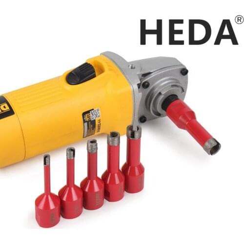 Free Shipping 6-16mm M14 Thread Sintering Wet Diamond Drill Bit Angle Grinder Hole Saw For Granite Tile Marble Concrete Quartzit