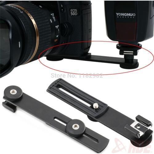 Free Shipping EMS Photo Studio Flash Camera Bracket Hot Shoe Arm Mount Tripod Stand Holder for Digital Video DV