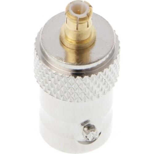 BNC Female Jack to MCX Male Plug Straight RF Coax Coaxial Connector Adapter