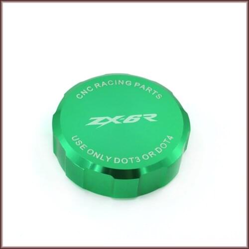 For KAWASAKI ZX6R ZX-6R ZX 6R 2005 - 2017 2016 2015 2014 Motorcycle Front Brake Master Cylinder Reservoir Cover Cap with Logo