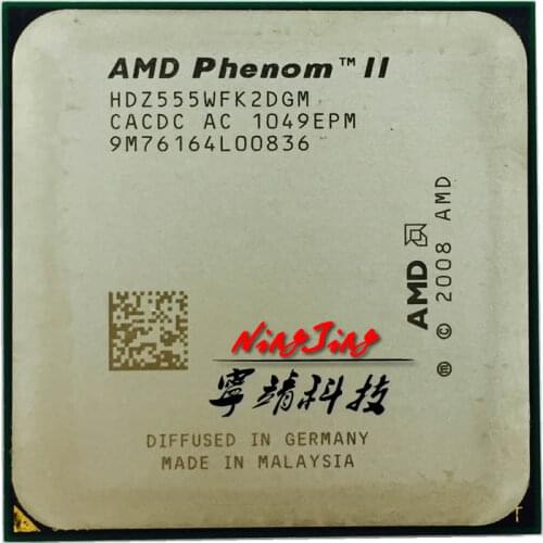 AMD Phenom II X2 555 3.2 GHz Dual-Core CPU Processor HDZ555WFK2DGM Socket AM3