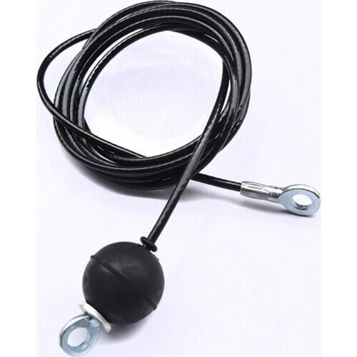 Fitness DIY Pulley Cable PU Coated Steel Wire Rope Arm Biceps Triceps Blaster Hand Strength Training Machine Attachment