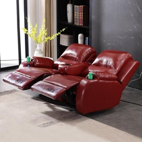 KAROIS YL R828Home living room power recliner sectional cinema sofa love seats furniture sofa home movie theater seats