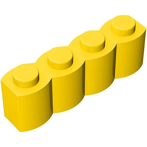 MOC Compatible Assembles Particles 30137 Brick Modified 1 X 4 for Building Blocks Parts DIY Educational Tech Toys