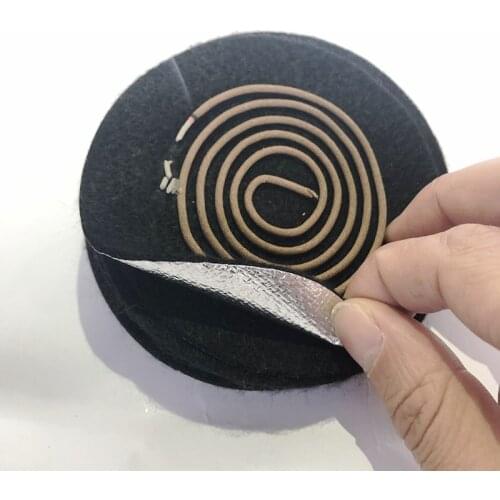10Pcs Incense Burner Ash catcher Pad Fireproof Mat Flame Retardant Cotton For Fit Incense Sticks Coils