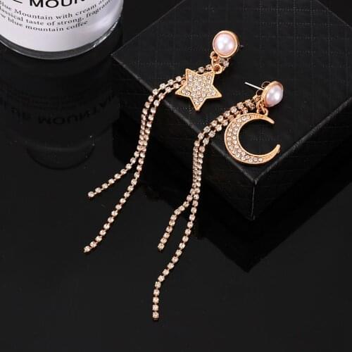 Fashion Long Tassel Letter Earrings For Women Vintage Geometric Korean Dangle Drop Earrings 2021 Trend kolczyki Female Jewelry