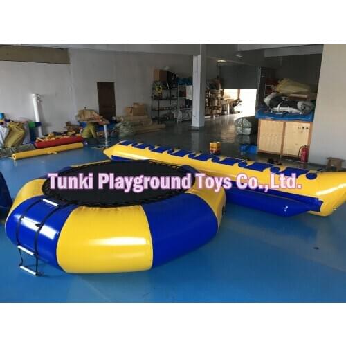 8 seats inflatable floating banana boat