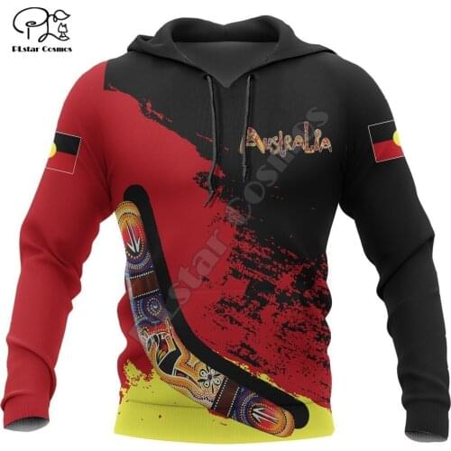 Newest NewFashion Aboriginal Australia Kangaroo Country Tribe Retro Tracksuit 3DPrint Harajuku Casual Funny Hoodies Men/Women A8