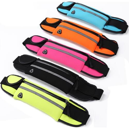 Waist Belt Bag Phone Case Running Jogging Waterproof Bag for Micromax Infinity N11 N12 Spark Go Yu Ace V407 Q402+ Bharat 5 Plus