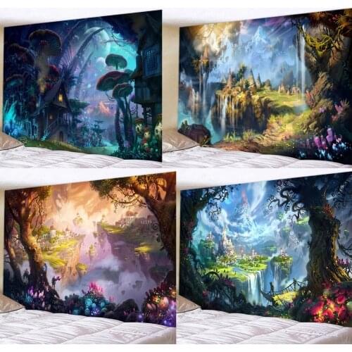 Psychedelic Mushroom Tapestry Wall Hanging Large Tapestry Wall Decor Tapestries for Bedroom College Dorm Room Decoration