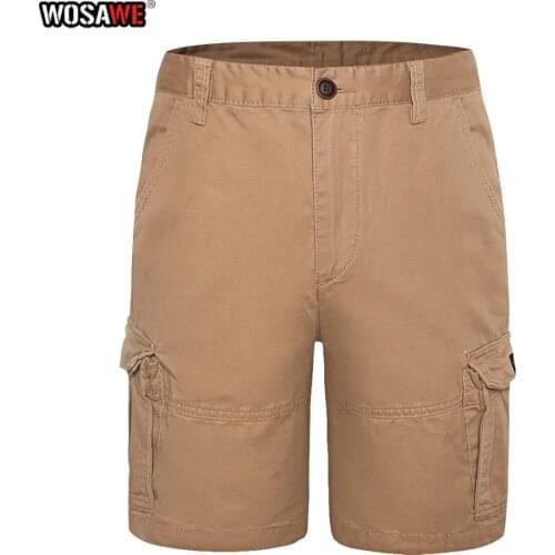 WOSAWE Sports Cargo Shorts Men Loose Straight Sports Five-point Pants Casual Shorts For Ourdoor Sports Running Hiking