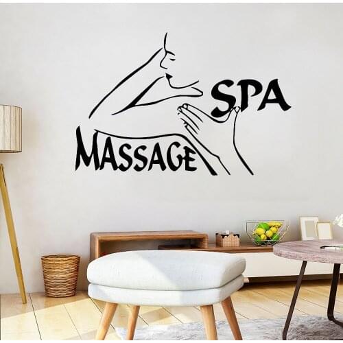 Modern massage spa Home Decor Decoration Home Party Decor Wallpaper Commercial Stickers vinyl Stickers ov94