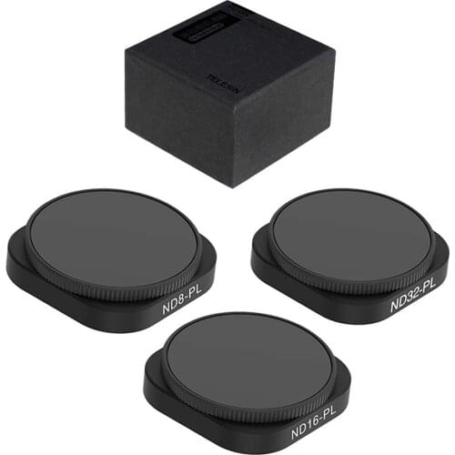 Sports Camera Practical ND/PL Filter Set Adjustable Light Reduction ND Filter for GoPro Hero 9 Sports Camera