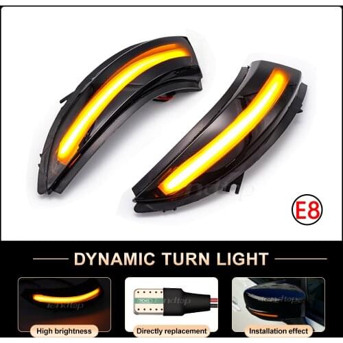 LED Dynamic Turn Signals Lamp For Renault Clio IV MK4 BH RS Grandtour KH 2012- 2016 Wing Mirror Indicator Car Flasher