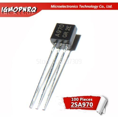 100pcs 2SA970 2SC2240 (50PCS* A970 +50PCS* C2240 ) TO-92 Bipolar Transistors - BJT NPN Gen Pur SS new original