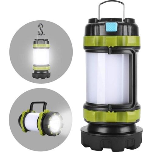 4mode Portable LED Camping Light Working Light Outdoor Tent Light Handheld Flashlight USB Rechargeable Waterproof Search Lantern