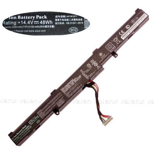 14.4V A41N1611 A41LP4Q battery for ASUS ROG STRIX GL753V GL752VW FX53VD GL553VD GL553VD GL553VW-2D