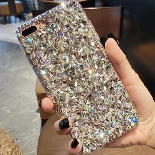 Super Bling Crystal Diamond Case Cover For Samsung S8 S9 S10 PLUS S10 Note9 Note 8 9 Rhinestone