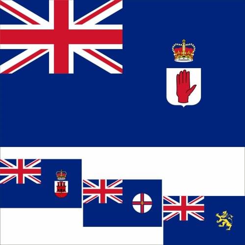 Ulster Yacht Club Ensign Royal flag/Gibraltar/Harwich/ Poole/Channel Islands/British governor Yacht Club Free Shipping