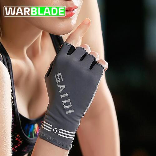Summer Thin Sports Gloves Weightlifting Athletes Fitness Room Training Non-slip Half Finger Breathable Gloves for Men and Wome