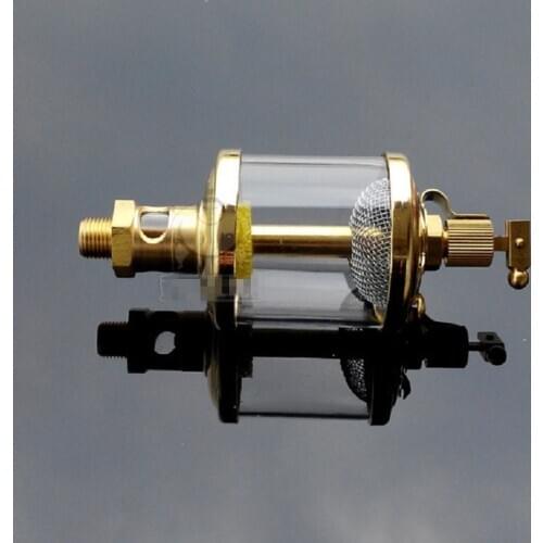 3/8" BSP Male x 2" Outer Diameter Brass Sight Gravity Drip Feed Oiler Lubricator Oil Cup For Hit Miss Engine