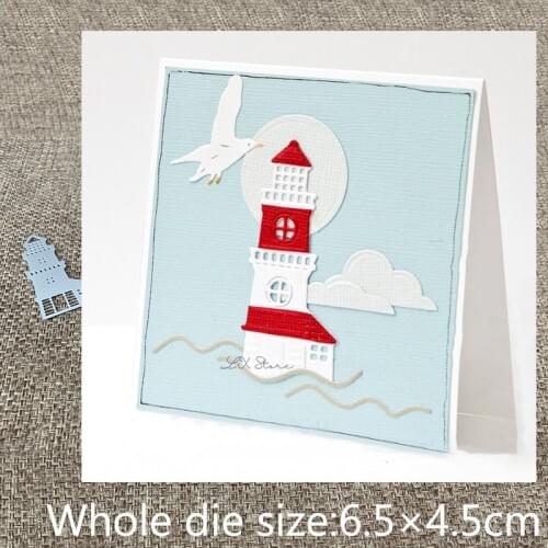 XLDesign Craft Metal Cutting Dies stencil mold lighthouse decoration scrapbook Album Paper Card Craft Embossing die cuts