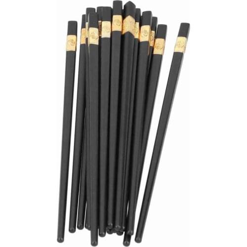 Reusable Chopsticks Smart Non‑slip Chinese Style Chopsticks 10 Pairs for Sushi Ramen Noodles Kung Pao Chicken Dumplings