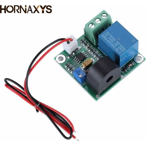 AC Current Detection Sensor Module 5V 12V 24V Relay Protection Module 5A Over-Current Overcurrent Protection Switch Output